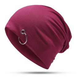 Womens Winter Cotton Multifunctional Adjustable Beanie Hat Scarf Outdoor Chemo Caps