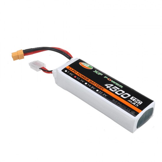 XF POWER 11.1V 4500mAh 75C 3S Lipo Battery XT60 Plug for Volantax Phoenix V2 759-2