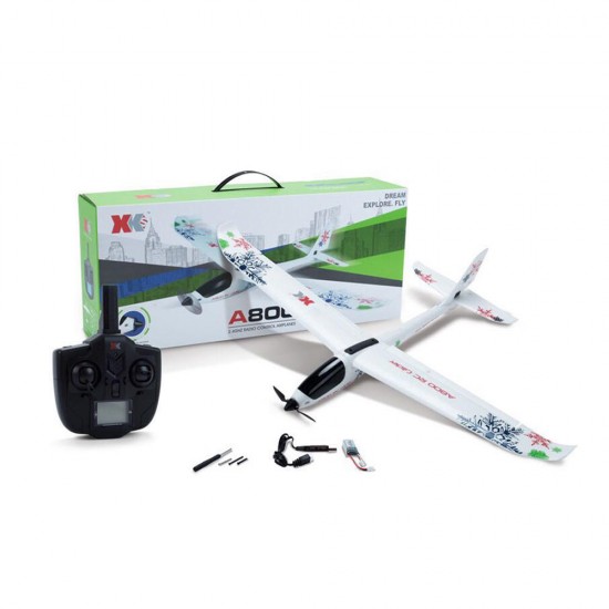 XK A800 4CH 780mm 3D6G System RC Glider Airplane Compatible Futaba RTF