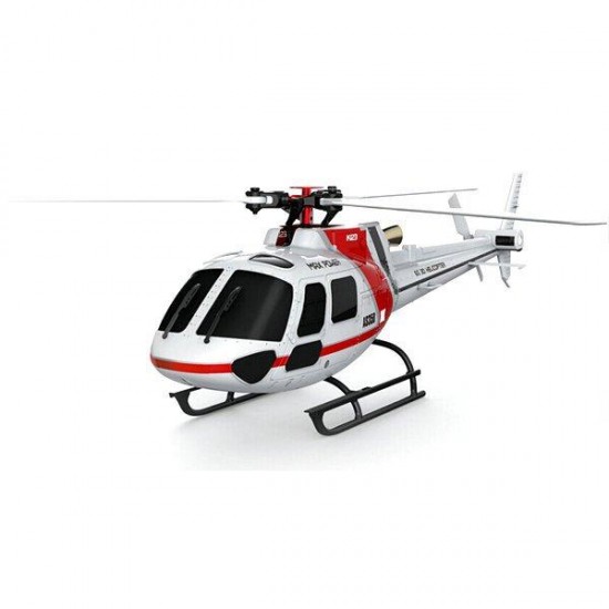XK K123 6CH Brushless AS350 Scale 3D6G System RC Helicopter BNF