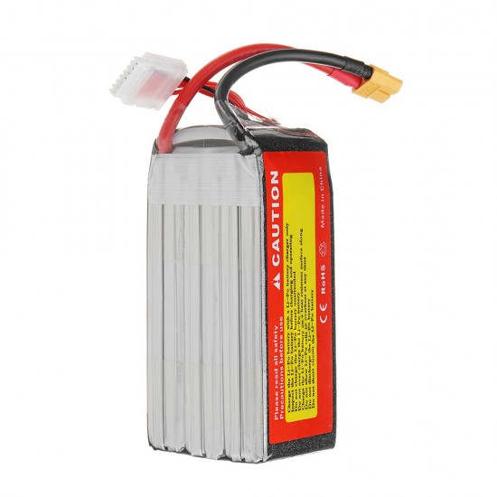 ZOP POWER 22.2V 5200mAh 50C 6S Lipo Battery With XT60 Plug For RC Models