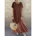 Bohemian Lace Patchwork Summer Plus Size Maxi Dress