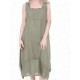 Casual Solid Color Sleeveless Summer Dress