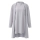 Elegant Women Slim Two-piece Outfits Batwing Sleeve Long Sleeve Dresses