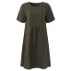 O-NEWE Casual Women Stripe Short Sleeve Dress