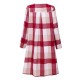 O-Newe Plus Size Women Plaid O-Neck Dress