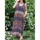 Plus Size Boho Printed Sleeveless Women Long Dress