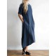 Plus Size Casual Short Sleeve Irregular Hem Dress