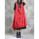 Plus Size Casual Sleeveless V-neck Drawstring Loose Stripe Dress