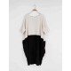 Plus Size Casual Women Color Patchwork Short Sleeve Dress Plus Size Casual Women Color Patchwork Short Sleeve Dress