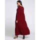 Plus Size Casual Women Flared Sleeve Ruffle Plain Dresses Plus Size Casual Women Flared Sleeve Ruffle Plain Dresses