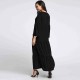 Plus Size Casual Women Flared Sleeve Ruffle Plain Dresses Plus Size Casual Women Flared Sleeve Ruffle Plain Dresses