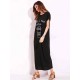 Plus Size Casual Women Loose Printed Hidden Side Pocket Maxi Dress Plus Size Casual Women Loose Printed Hidden Side Pocket Maxi Dress