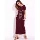 Plus Size Casual Women Loose Printed Hidden Side Pocket Maxi Dress Plus Size Casual Women Loose Printed Hidden Side Pocket Maxi Dress