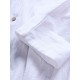 Plus Size Casual Women Turn-down Collar Cotton Long Blouse