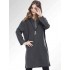 Plus Size Casual Women V-Neck Hooded Dresses