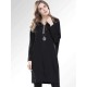 Plus Size Casual Women V-Neck Hooded Dresses