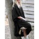 Plus Size Elegant V-neck Batwing Sleeve Baggy Drawstring Dress