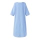 Plus Size M-5XL Casual A-line Three Quarter Sleeve Maxi Dress Plus Size M-5XL Casual A-line Three Quarter Sleeve Maxi Dress