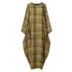 Plus Size Plaid Long Sleeve Casual Dress with Pockets