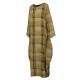 Plus Size Plaid Long Sleeve Casual Dress with Pockets
