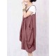 Plus Size S-5XL Casual Loose Sleeveless Baggy Dress with Pockets