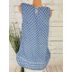 Polka Dot Sleeveless Summer Plus Size Dress