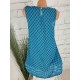 Polka Dot Sleeveless Summer Plus Size Dress