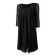 Ruffles Elegant Solid Color Chiffon A-Line Mini Dress For Women