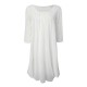 Ruffles Elegant Solid Color Chiffon A-Line Mini Dress For Women