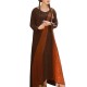 S-4XL Casual Women Color Patchwork Long Sleeve Dress