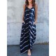 S-5XL Sexy Women Sleeveless Printed Dress