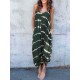 S-5XL Sexy Women Sleeveless Printed Dress