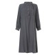 Solid color Holiday Long Sleeve Casual Dress with Button