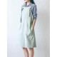 Vintage Cotton Linen Japanese Style Pure Color Aprons Dress with Pockets Vintage Cotton Linen Japanese Style Pure Color Aprons Dress with Pockets