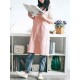 Vintage Cotton Linen Japanese Style Pure Color Aprons Dress with Pockets Vintage Cotton Linen Japanese Style Pure Color Aprons Dress with Pockets