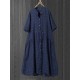 Vintage Plaid Button Short Sleeve Loose Plus Size Dress with Pockets Vintage Plaid Button Short Sleeve Loose Plus Size Dress with Pockets