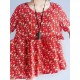 Vintage Short Sleeve Elastic Waist Floral Dress Vintage Short Sleeve Elastic Waist Floral Dress