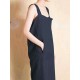 Women Brief  Front Cross Fastening Cotton Dress