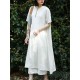 Women Casual A-line Short Sleeves Maxi Dress