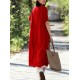 Women Casual A-line Short Sleeves Maxi Dress