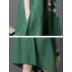 Women Casual O-neck Short Sleeves Cotton Dress