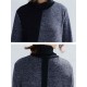 Women Casual Two-tone Patchwork Turtle Neck Knit Winter Dress