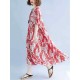 Women Cotton A-line Loose Maxi Dress