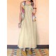 Women Ethnic Back Crossed Straps Cotton Dress with Pockets