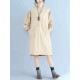 Women Fashion Long Sleeves Loose Dress