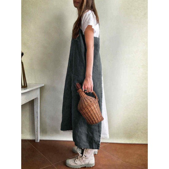 Women Japanese Style Kitchen Brief Solid Color Cotton Dress Linen Pinafore Aprons Women Japanese Style Kitchen Brief Solid Color Cotton Dress Linen Pinafore Aprons