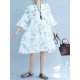 Women Mesh Tulle Dress Patchwork Half Sleeve Floral A-Line Dresses