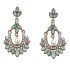 fashion Pearl Gemstone Giamond Drop Flower Earrings