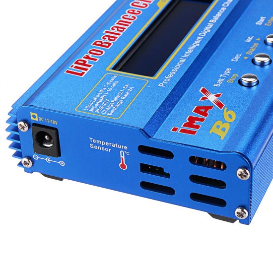 iMAX B6 80W 6A Lipo Battery Balance Charger Discharger XT60 Output with Power Supply Adapter